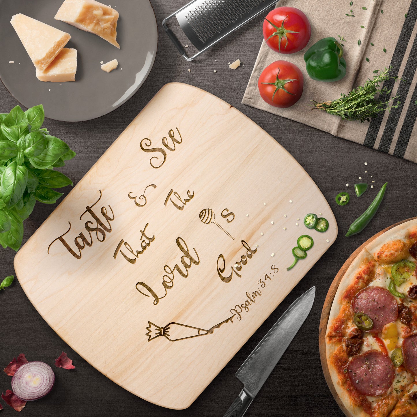 Taste & See Cutting Board