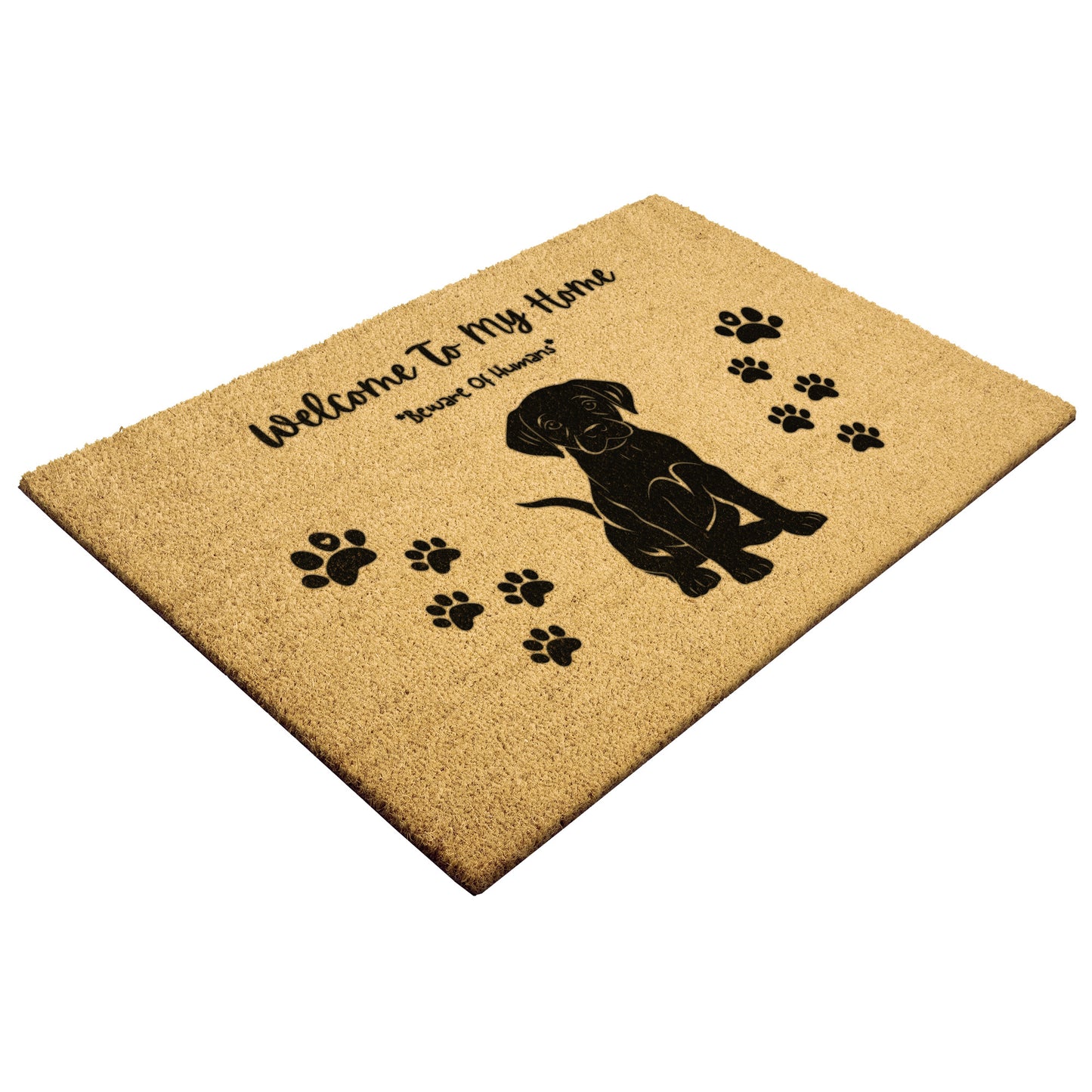 Welcome To My Home" Puppy Doormat
