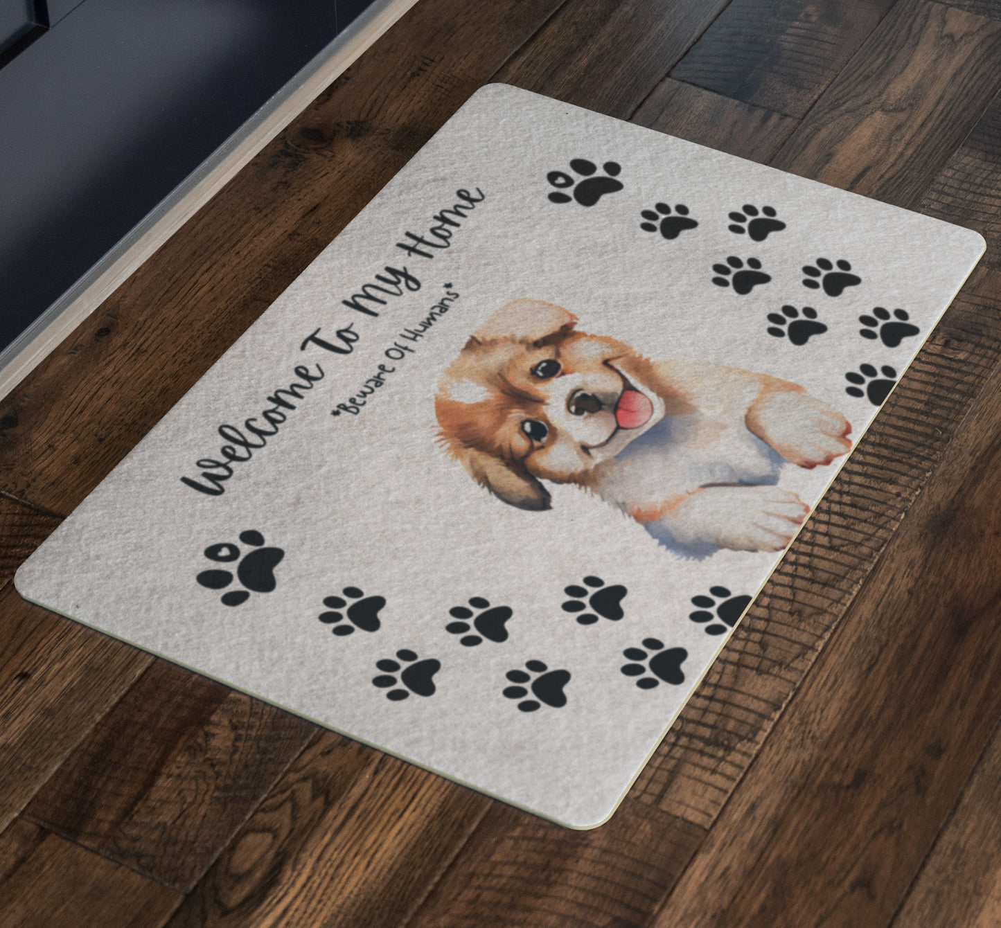 Welcome to my Home "Puppy" Doormat